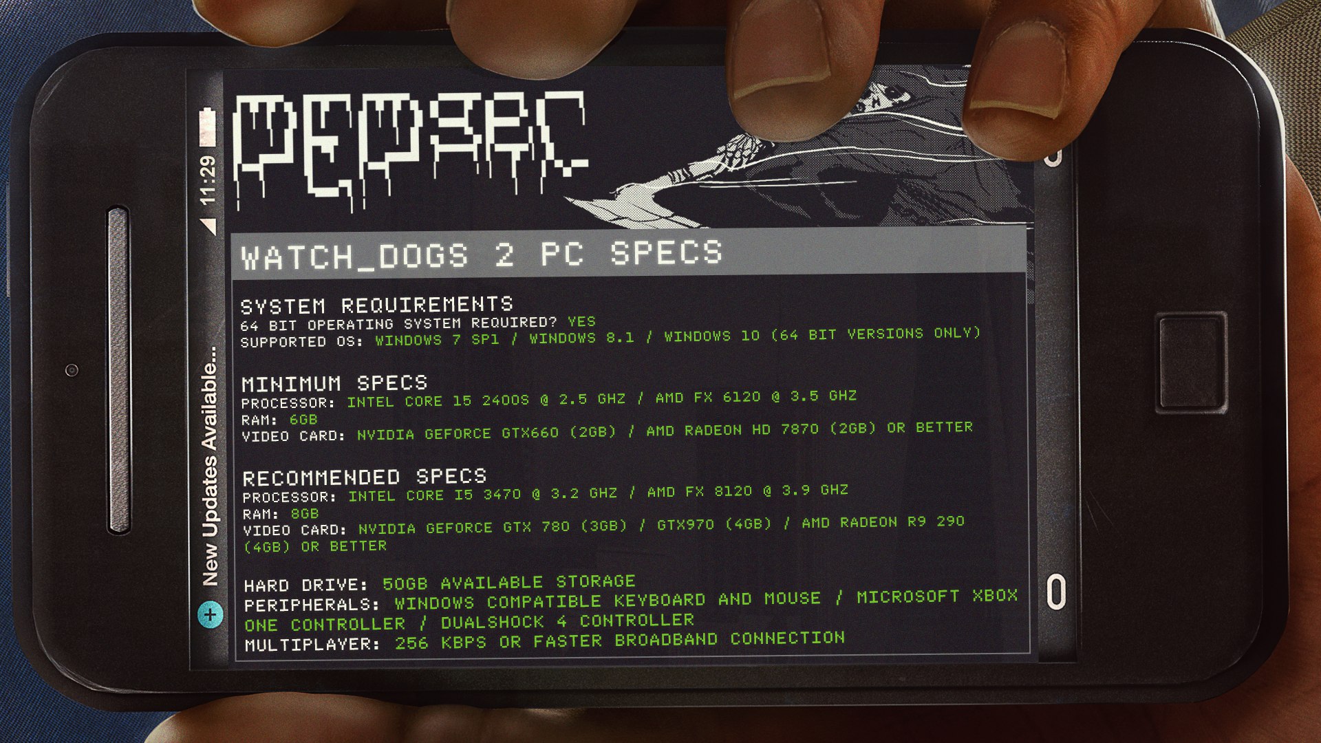 Объявлены системные требования Watch Dogs 2 и новая дата выхода PC версии